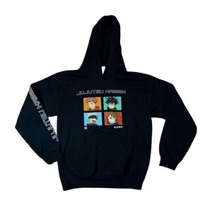 Episode x Jujutsu Kaisen mens S Small squad black anime hoodie EUC